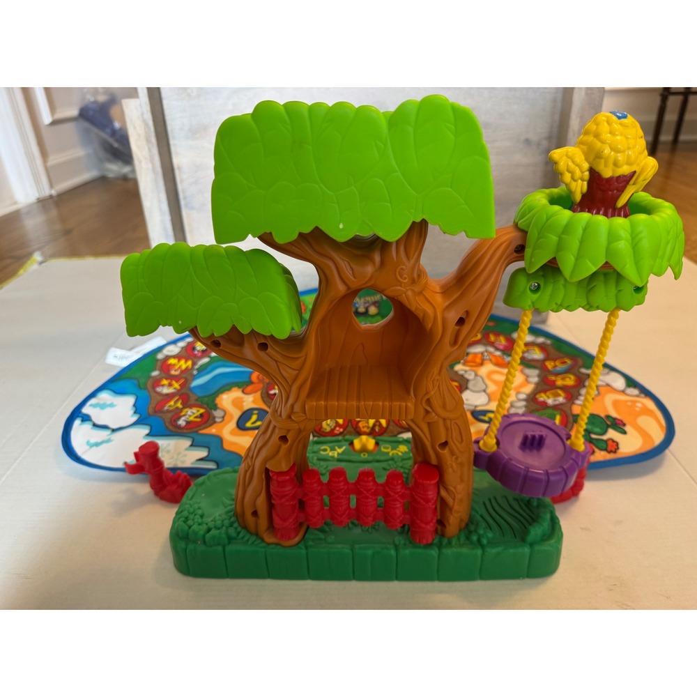Fisher Price Little People A to ZLearning Zoo Alphabet Mat Tree House Toy 2004 - Picture 2 of 9